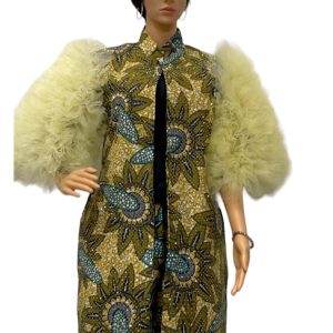 Tule African print 2 piece